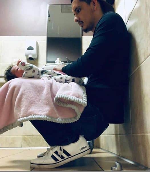 Fathers Have Started Campaigning For Baby Changing Facilities In Men's Toilets 2