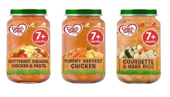 COW & GATE PRODUCT RECALL - TESCO RECALL 7+ MONTHS COW & GATE BABY FOOD JARS 200G 1 Cow & Gate Product Recall