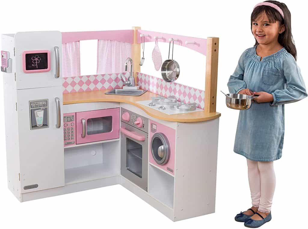 What is the best Kids Play Kitchen? 4 KidKraft Ultimate Corner Play Kitchen