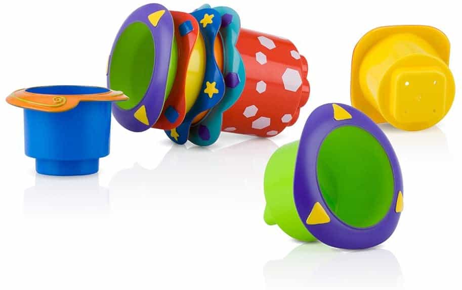 Our Top 5 Favourite Baby Bath Toys 5 Nuby Splish Splash Stacking Cups